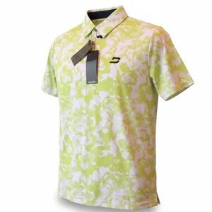 DRUIDS Golf Polo Lime Green Graphic Short Sleeve Size XL NWT